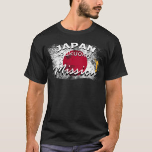 Camiseta Misión de Fukuoka Mormon LDS de Japón