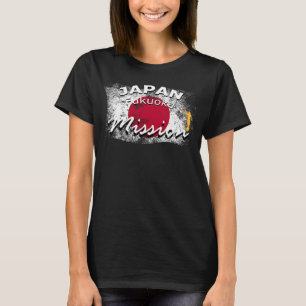 Camiseta Misión de Fukuoka Mormon LDS de Japón