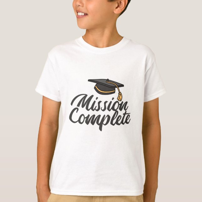 Camiseta Misión de graduación completada (Anverso)