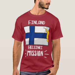 Camiseta Misión de Helsinki Mormon LDS de Finlandia
