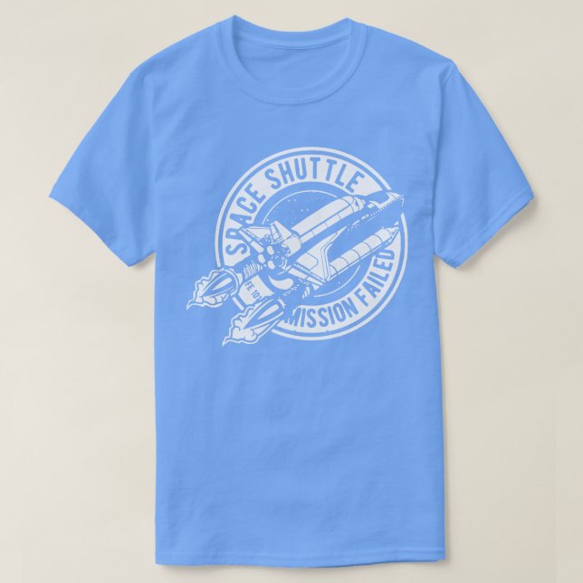 Camiseta Misión de lanzadera espacial (Diseño del anverso)