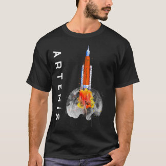 Camiseta Misión De Lanzamiento De Cohetes SLS Artemis 1 A L