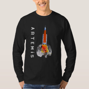 Camiseta Misión De Lanzamiento De Cohetes SLS Artemis 1 A L