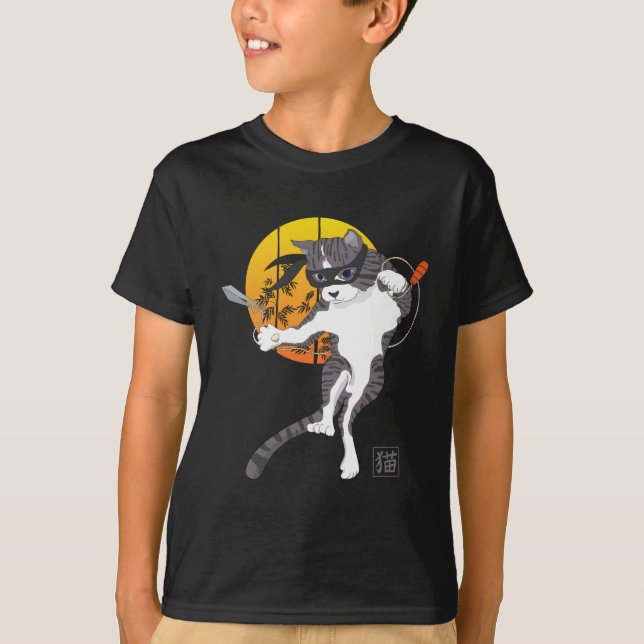 Camiseta Misión de luna llena: Cat Ninja T-Shirt (Anverso)