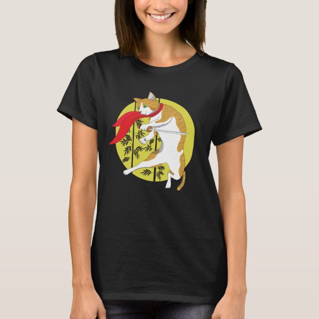 Camiseta Misión de luna llena: Cat Ninja T-Shirt (Anverso)