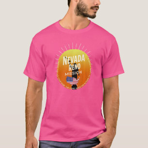 Camiseta Misión de Nevada Reno Mormon LDS Misionero