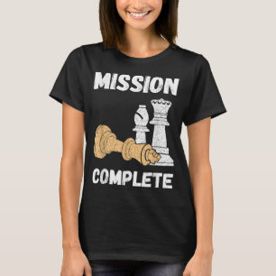 Camiseta Misión de piezas de ajedrez - Abuelo maestro de aj
