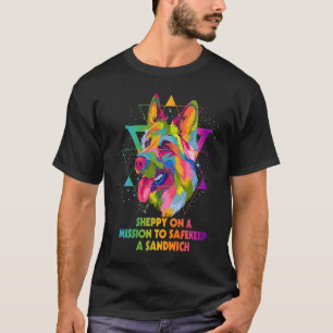 Camiseta Misión de Sheppy para salvaguardar un sandwich Pa