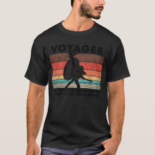 Camiseta Misión de sondeo espacial retro de Voyager 1977
