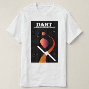 Camiseta Misión espacial DART arte espacial.