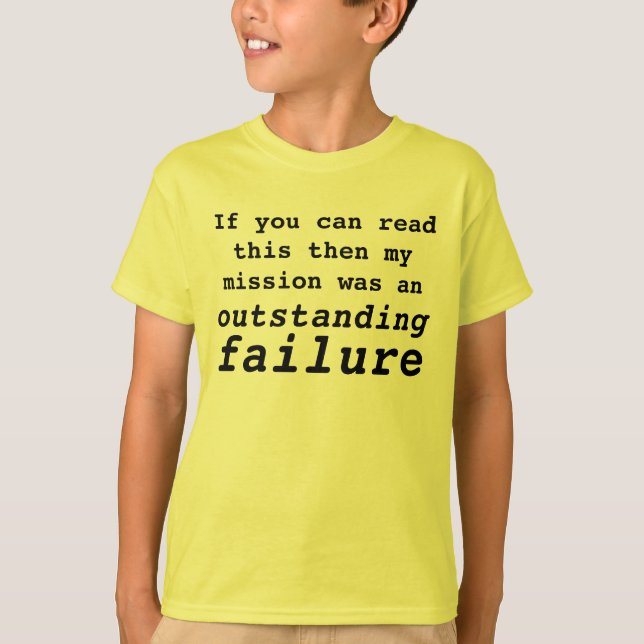 Camiseta misión fallada (Anverso)