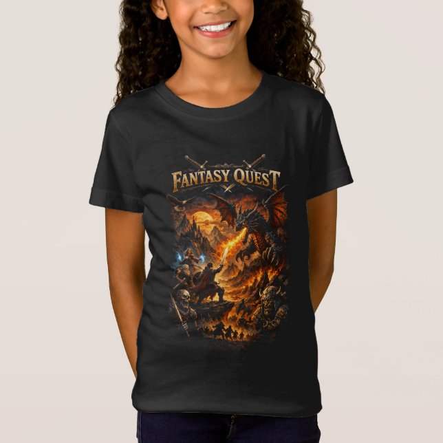Camiseta Misión Fuego de Dragón (Anverso)
