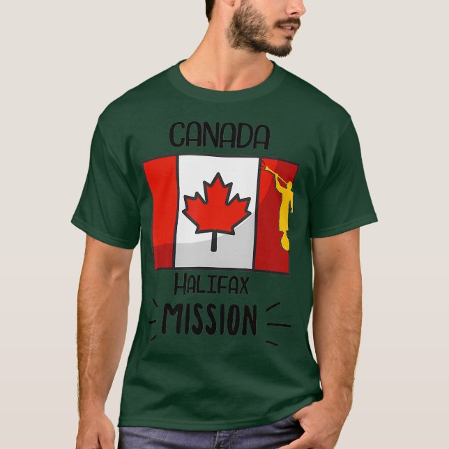 Camiseta Misión Halifax Mormon LDS de Canadá (Anverso)