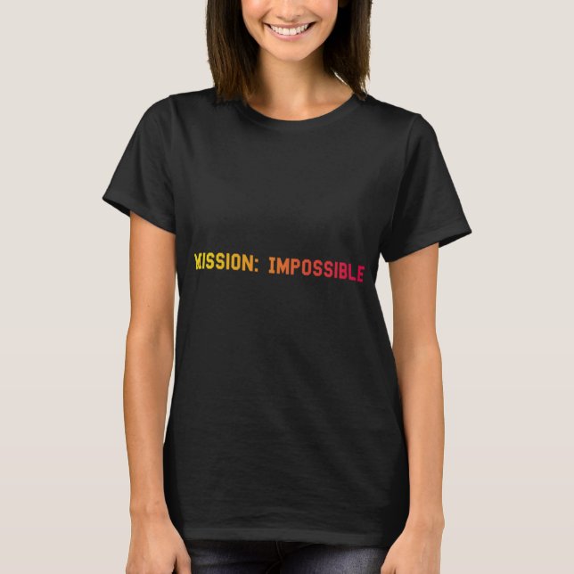 Camiseta Misión imposible (Anverso)