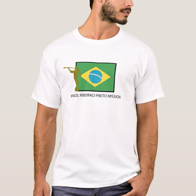 Camiseta Misión LDS del Brasil Ribeirao Preto (Anverso)