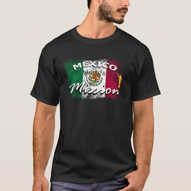 Camiseta Misión Merida Mormon LDS en México (Anverso)
