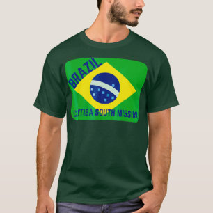 Camiseta Misión Mormon del Brasil Curitiba Sur LDS