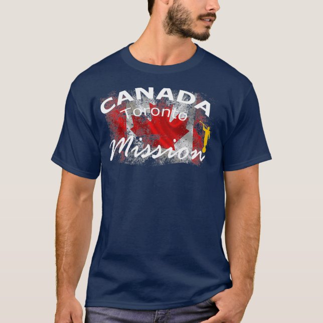 Camiseta Misión Mormon LDS de Canadá en Toronto (Anverso)