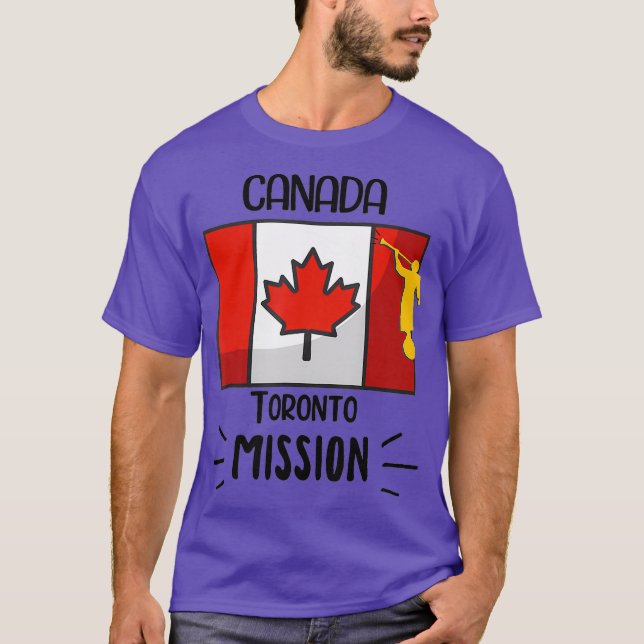 Camiseta Misión Mormon LDS de Canadá en Toronto (Anverso)