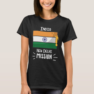 Camiseta Misión Mormon LDS de India en Nueva Delhi