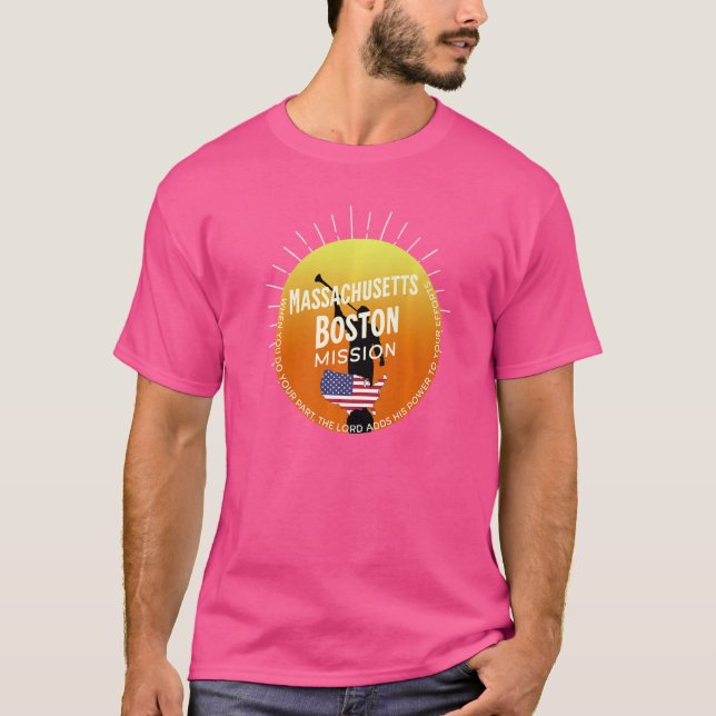 Camiseta Misión Mormon Lds de Massachusetts (Anverso)