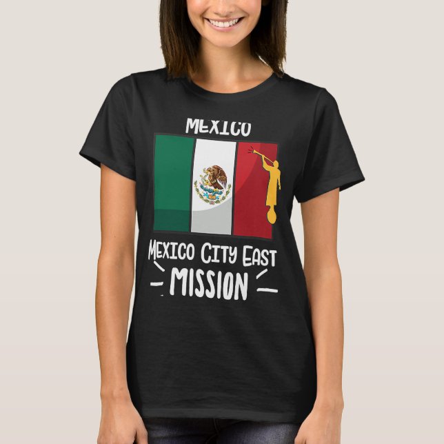 Camiseta Misión Mormon LDS del Este de la Ciudad de México (Anverso)
