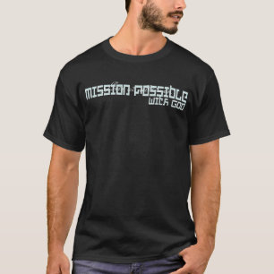 Camiseta Misión posible con dios, apenado