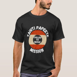 Camiseta Misión Saca orgullosa misionero mormón de Tahití P