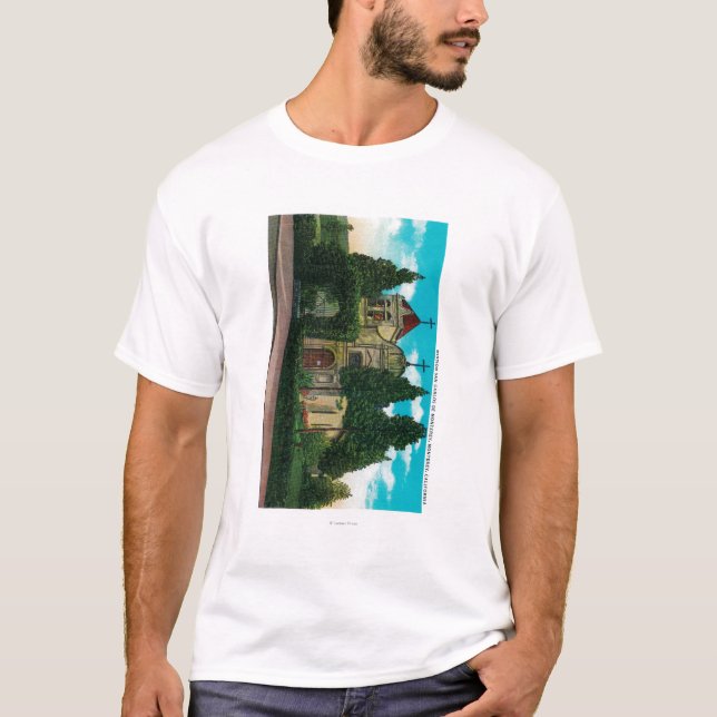 Camiseta Misión San Carlos De MontereyMonterey, CA (Anverso)