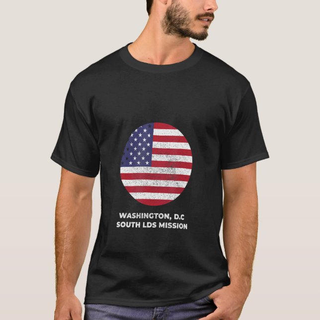 Camiseta Misión Washington D C South LDS (Anverso)