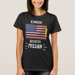 Camiseta Misionero de la misión de Kansas Wichita Mormon LD