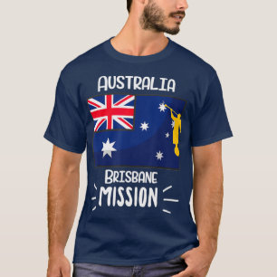 Camiseta Misionero de la misión LDS de Australia Brisbane M
