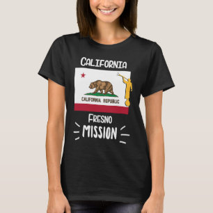 Camiseta Misionero de la misión LDS Fresno Mormon de Califo