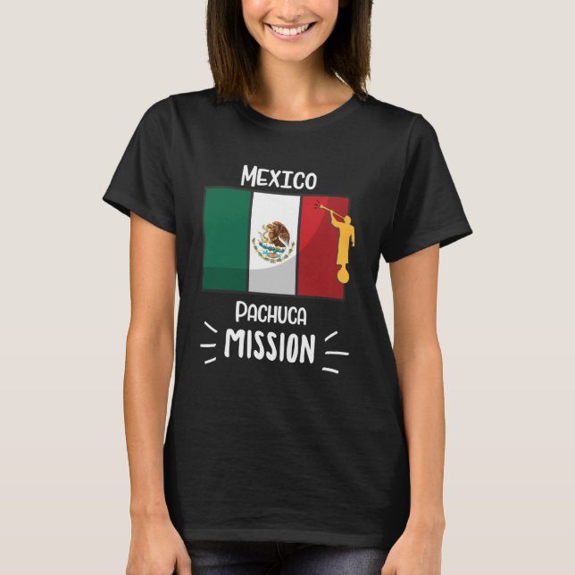 Camiseta Misionero de la misión Pachuca Mormon LDS (Anverso)