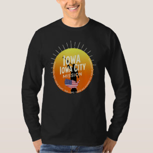 Camiseta Misionero de la Misión SUD de Iowa Iowa City Mormo