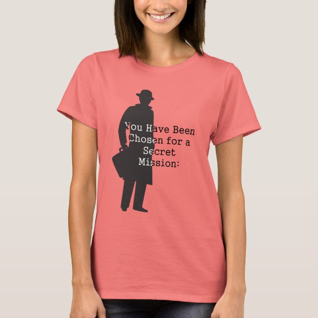 Camiseta Misiones espía super secretas... (Anverso)
