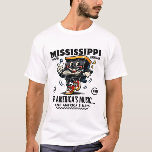 Camiseta Misisipi: el lugar de nacimiento de Estados Unidos