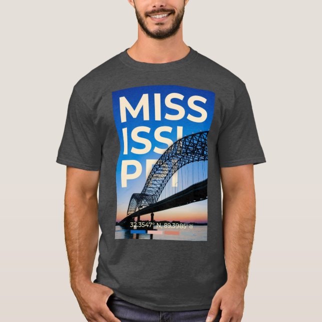 Camiseta Misisipi Extragrande 4 (Anverso)