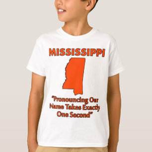Camiseta Misisipi - Pronunciarlo toma un segundo