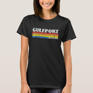 Camiseta Misisisipi retro 80 MS Souvenir Gulfport