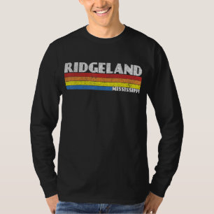 Camiseta Misisisipi Retro 80 MS Souvenir Ridgeland