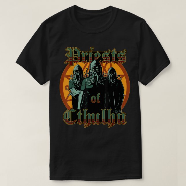 Camiseta Miskatonic Cthulhu Great Rock Cosmic Death Me (Diseño del anverso)