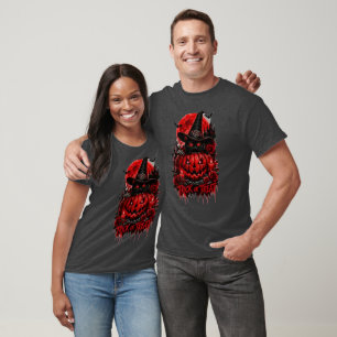 Camiseta Misma Energía Espeluznante Cuervo Calabaza Gótico