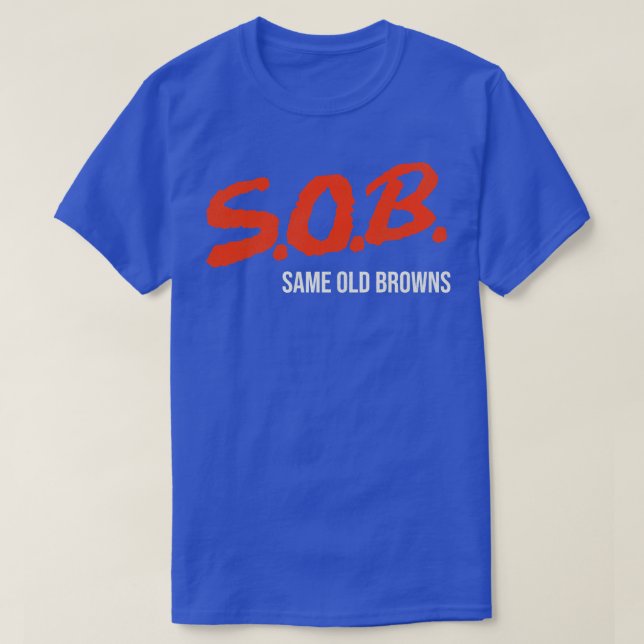 Camiseta Mismo Browns antiguo (Diseño del anverso)