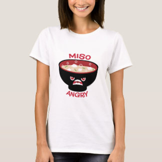 Camiseta Miso enojado