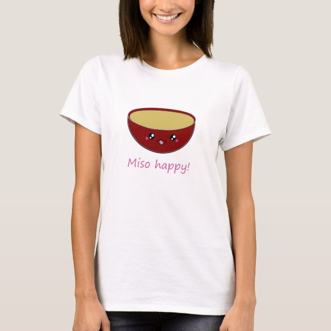 Camiseta ¡Miso feliz! (Anverso)