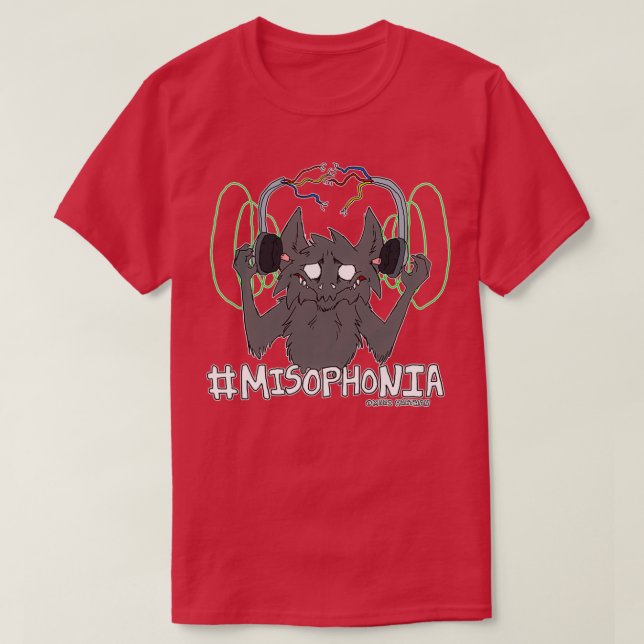 Camiseta Misophonia (Diseño del anverso)