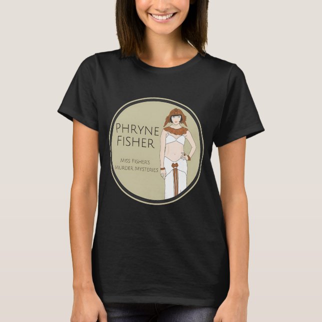 Camiseta Miss Fisher como Cleopatra (Anverso)