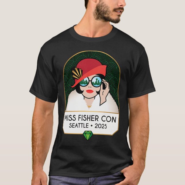 Camiseta Miss Fisher Con 2025 (Anverso)
