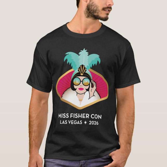 Camiseta Miss Fisher Con 2026 (Anverso)
